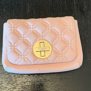 Kate Spade Blush Quilted Clutch